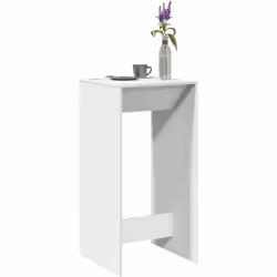 Choisir cette table de bar ajoute à la fois esthétique et praticité à votre espace ! Matériau stable et durable : le bois d'i ...