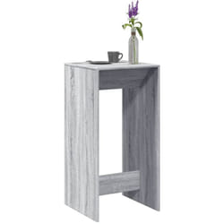 Table de bar sonoma gris 51x50x103,5 cm bois d'ingénierie - Vidaxl