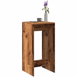 Choisir cette table de bar ajoute à la fois esthétique et praticité à votre espace ! Matériau stable et durable : le bois d'i ...