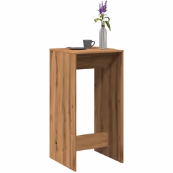 Choisir cette table de bar ajoute à la fois esthétique et praticité à votre espace ! Matériau stable et durable : le bois d'i ...