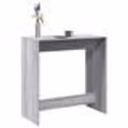 vidaXL Table de bar sonoma gris 102x50x103,5 cm bois d'ingénierie