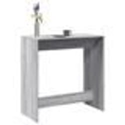 vidaXL Table de bar sonoma gris 102x50x103,5 cm bois d'ingénierie