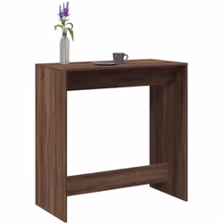 Choisir cette table de bar ajoute à la fois esthétique et praticité à votre espace ! Matériau stable et durable : le bois d'i ...