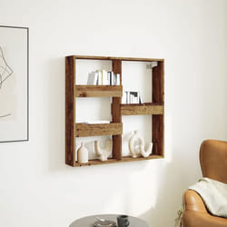 Vidaxl - Armoire Murale Vieux Bois 80x15x80 Cm Bois D'Ingénierie