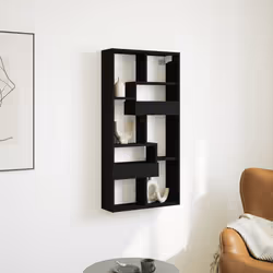 VidaXL 854554 étagères Bois Noir