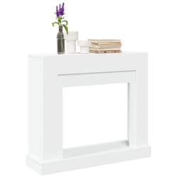 Vidaxl - Cadre de cheminée blanc 100x30x87,5 cm bois d'ingénierie