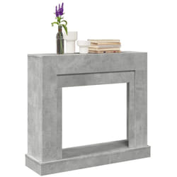 Vidaxl - Cadre de cheminée gris béton 100x30x87,5 cm bois d'ingénierie