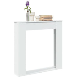 Vidaxl - Cadre de cheminée blanc 100x20x100 cm bois d'ingénierie