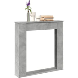 Vidaxl - Cadre de cheminée gris béton 100x20x100 cm bois d'ingénierie