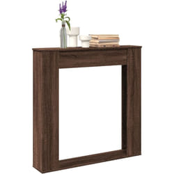 Vidaxl - Cadre de cheminée chêne marron 100x20x100 cm bois d'ingénierie