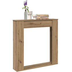 Vidaxl - Cadre de cheminée chêne artisanal 100x20x100 cm bois ingénierie