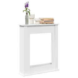 Vidaxl Cadre de cheminée 75x20x87,5 cm - Blanc