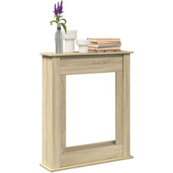 Cadre de cheminée chêne sonoma 75x20x87,5 cm bois d'ingénierie - Vidaxl