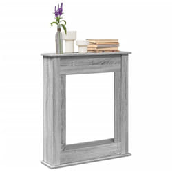 Cadre de cheminée sonoma gris 75x20x87,5 cm bois d'ingénierie - Vidaxl