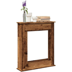 Cadre de cheminée vieux bois 75x20x87,5 cm bois d'ingénierie Vidaxl
