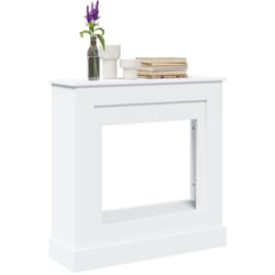 Vidaxl - Cadre de cheminée blanc 90x30x90 cm bois d'ingénierie