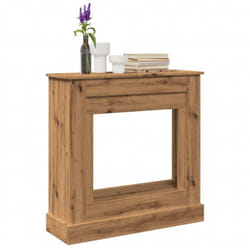 Vidaxl - Cadre de cheminée chêne artisanal 90x30x90 cm bois ingénierie