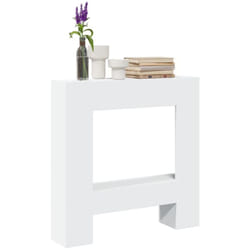Vidaxl - Cadre de cheminée blanc 81x18x82 cm bois d'ingénierie