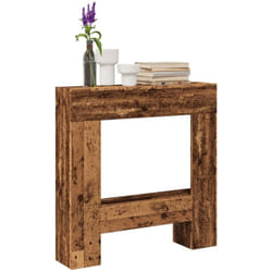 Vidaxl - Cadre de cheminée vieux bois 81x18x82 cm bois d'ingénierie