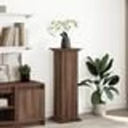 vidaXL Piédestal avec rangement chêne marron bois d'ingénierie