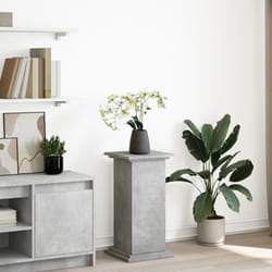 Vidaxl - Piédestal avec rangement gris béton 31x30x60 cm bois ingénierie
