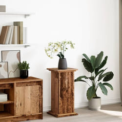 Vidaxl - Piédestal avec rangement vieux bois bois d'ingénierie