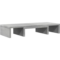 Vidaxl - Support de moniteur réglable gris béton bois d'ingénierie