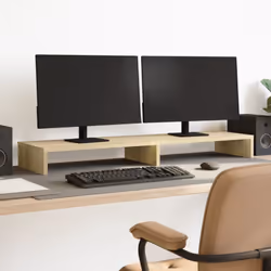 Améliorez votre espace de travail avec le support de moniteur double pour un meilleur confort de visualisation et un meilleur ...