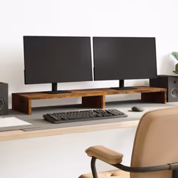 Améliorez votre espace de travail avec le support de moniteur double pour un meilleur confort de visualisation et un meilleur ...