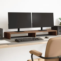 Vidaxl - Support de moniteur chêne marron 100x27x10 cm bois d'ingénierie