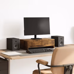 Améliorez votre espace de travail avec ce support de moniteur double pratique pour un meilleur confort de visualisation et un ...
