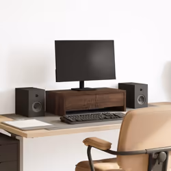 Améliorez votre espace de travail avec ce support de moniteur double pratique pour un meilleur confort de visualisation et un ...