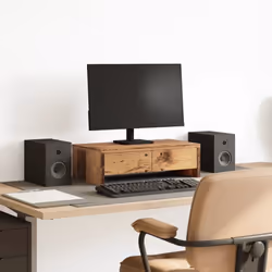 Améliorez votre espace de travail avec ce support de moniteur double pratique pour un meilleur confort de visualisation et un ...