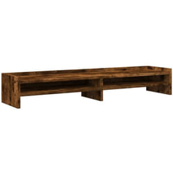 Support de moniteur chêne fumé 100x24x16 cm bois d'ingénierie vidaXL