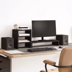 Améliorez votre espace de travail avec ce support de moniteur pratique pour un meilleur confort de visualisation et un meille ...