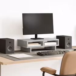 Améliorez votre espace de travail avec ce support de moniteur pratique pour un meilleur confort de visualisation et un meille ...
