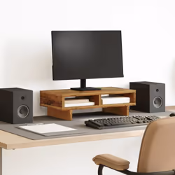 Améliorez votre espace de travail avec ce support de moniteur pratique pour un meilleur confort de visualisation et un meille ...