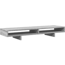 Vidaxl - Support de moniteur sonoma gris 100x27x15 cm bois d'ingénierie