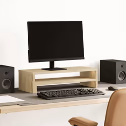 Améliorez votre espace de travail avec ce support de moniteur pratique pour un meilleur confort de visualisation et un meille ...