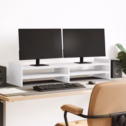 Améliorez votre espace de travail avec ce support de moniteur pratique pour un meilleur confort de visualisation et un meille ...
