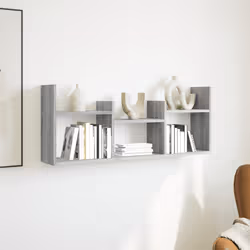 VidaXL 854801 étagères Bois Gris