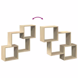 VidaXL 854807 étagères Bois - Vue supplémentaire 7