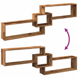 VidaXL 854821 étagères Bois - Vue supplémentaire 7