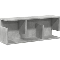 Vidaxl - Armoire murale 80x20x30 cm gris béton bois d'ingénierie