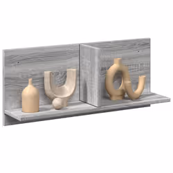 VidaXL 854855 étagères Bois Gris