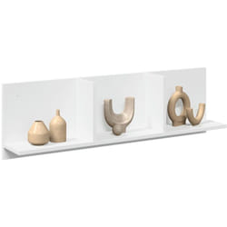 vidaXL Armoire murale 100x16,5x30 cm blanc bois d'ingénierie