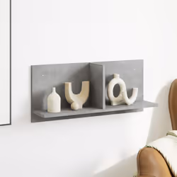 VidaXL 854862 étagères Bois Gris