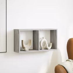 VidaXL 854882 étagères Bois Gris