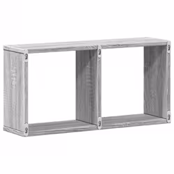 VidaXL 854882 étagères Bois Gris - Vue supplémentaire 6