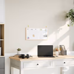Ce tableau blanc magnétique est une solution idéale pour créer un endroit dans votre maison ou votre bureau pour écrire des n ...